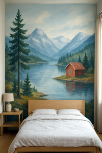 Serenity Mural on Wall